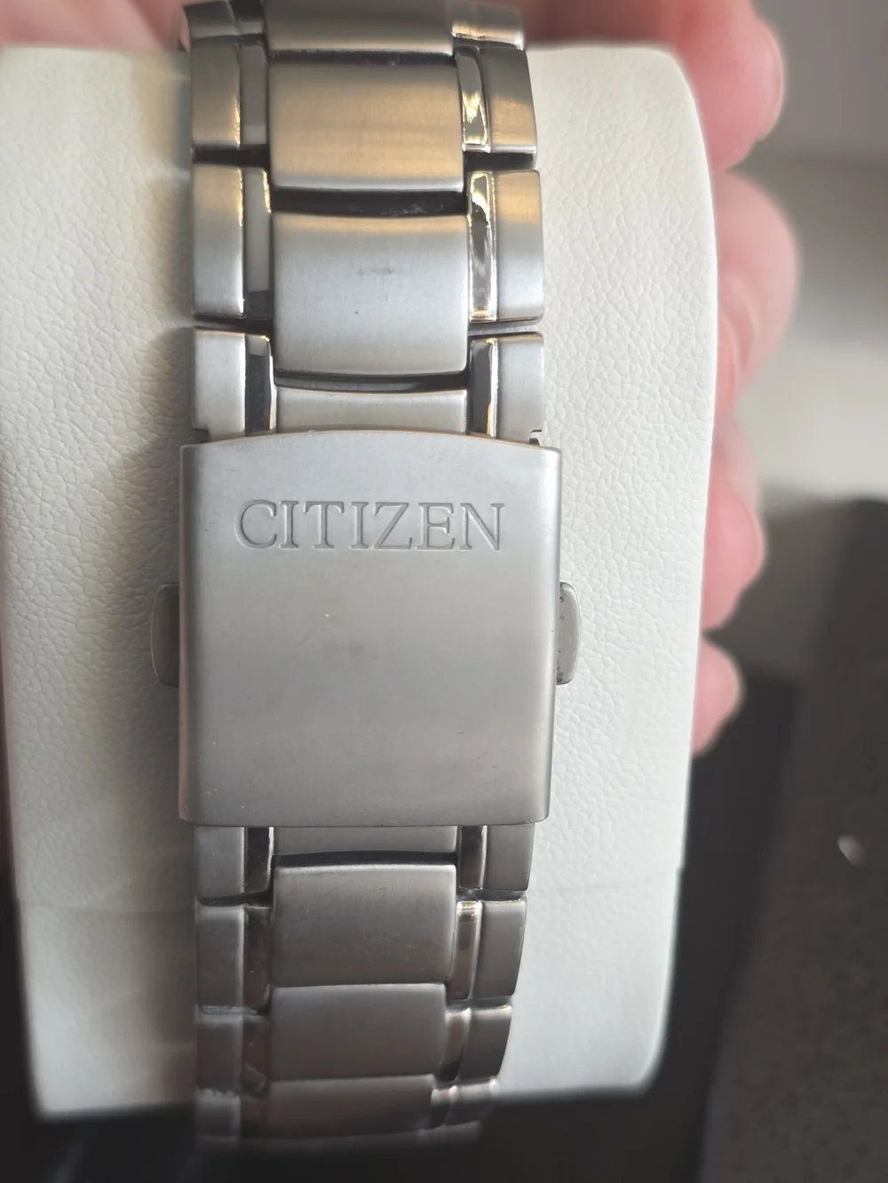 Citizen Eco-Drive Men's Titanium Blue Dial Watch